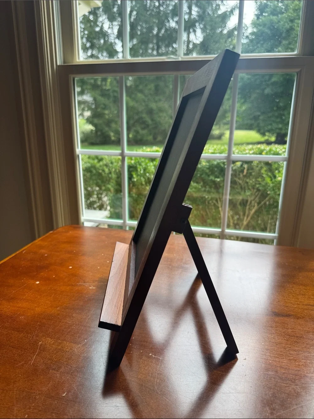 Wood-Frame Chalkboard table/counter top Easel. Great for parties or kids.